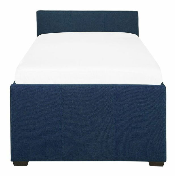 Rozkládací postel 90 cm MERMAID (s roštem) (modrá)