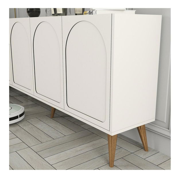 Skříňka Bipemu 2 (krémová + ořech)