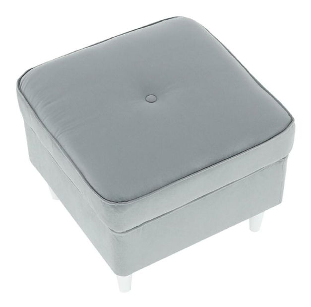 Taburetka Repetidas (světle šedá + bílá)