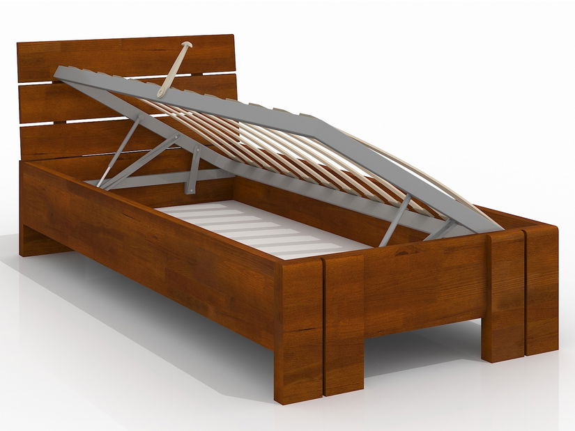 Jednolůžková postel 120 cm Naturlig Kids Tosen High BC (borovice) (s roštem)