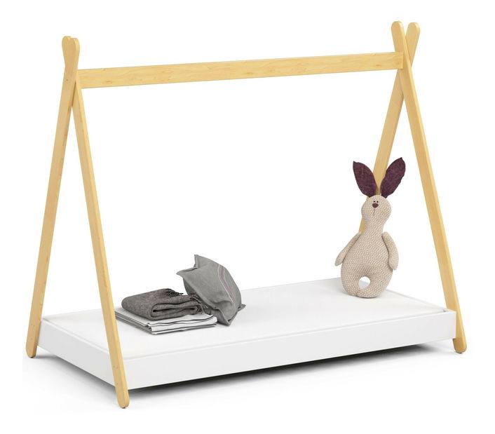 Dětská postel Graciela (bílá) (s matrací)