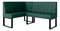Rohová lavice Mondeo 130x170 (tmavě zelená) (L)
