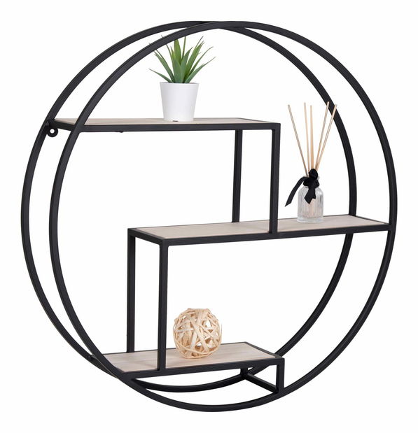 Polička Rinora (černá + přírodní)