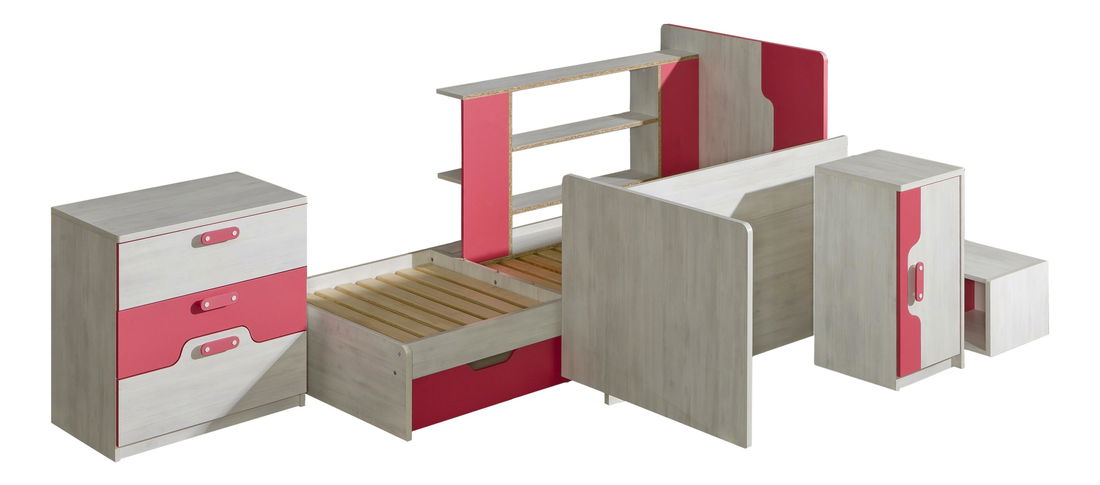 Dětská postel Neko NU9 (s roštem a úl. prostorem)