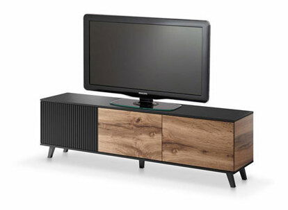 Tv stolek Ranae RTV2 (dub wotan + černá)