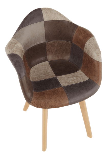 Křeslo Tesfaye (hnědá)