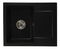 Kuchyňský dřez Dalgam (černá) (s 1 otvorem pro baterii) (P)