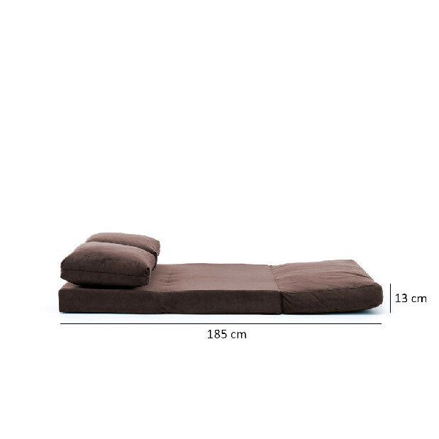 Sedačka futon Tilda (Hnědá)