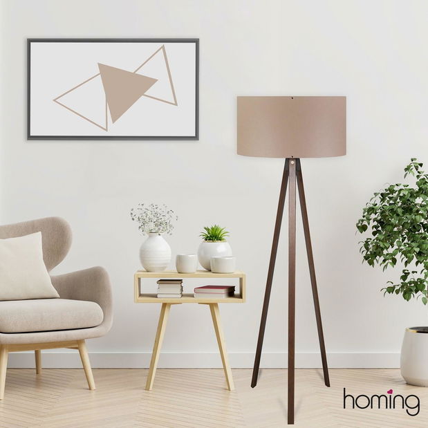 Stojanová lampa Amorekko 3 (hnědá)