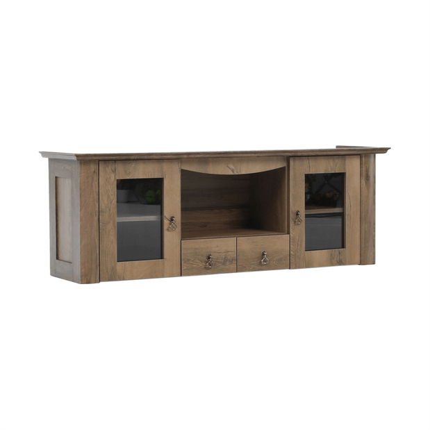 Vitrína na stěnu Valiara DA16 (dub lefkas)