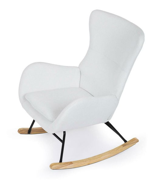 Houpací křeslo Alcanzaba (bílá)