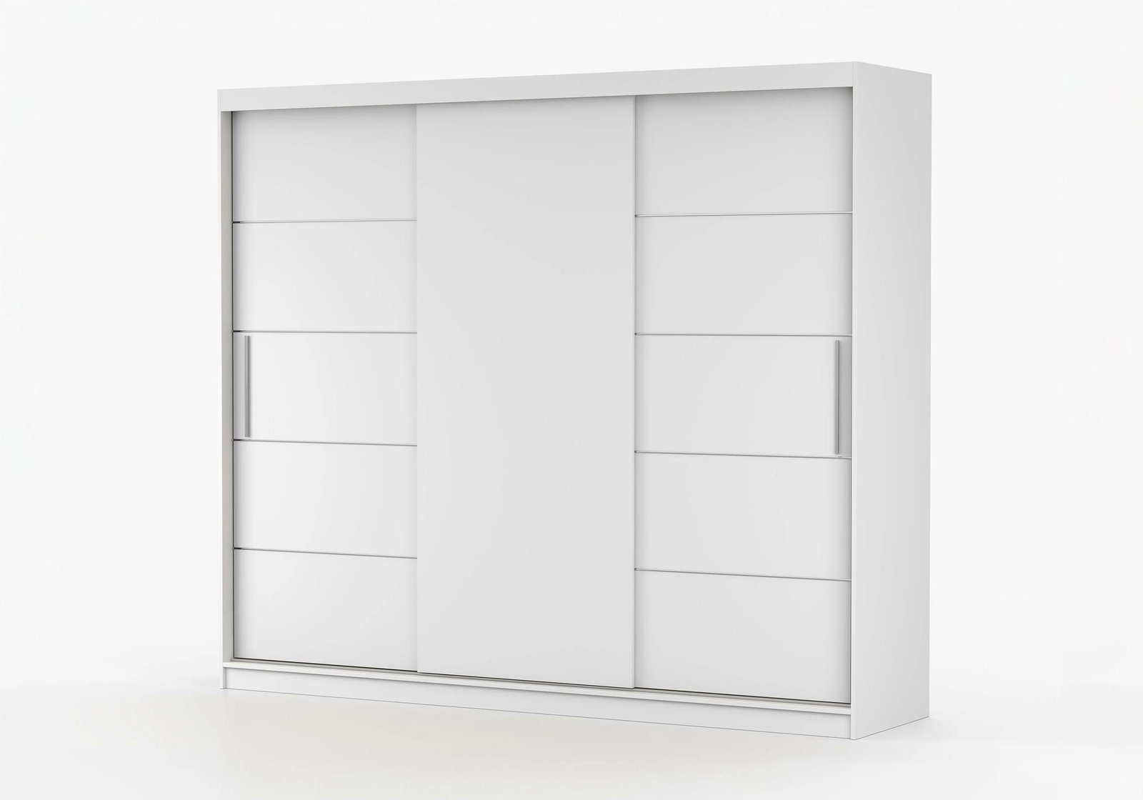 Šatní skříň Arrun (bílá + bílá)