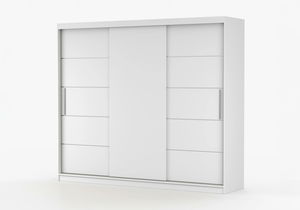 Šatní skříň Arrun (bílá + bílá)