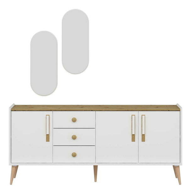 Komoda Mitriasso (bílá)