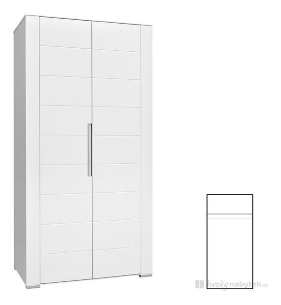Šatní skříň BRW Dinaro SZF2D/20/10