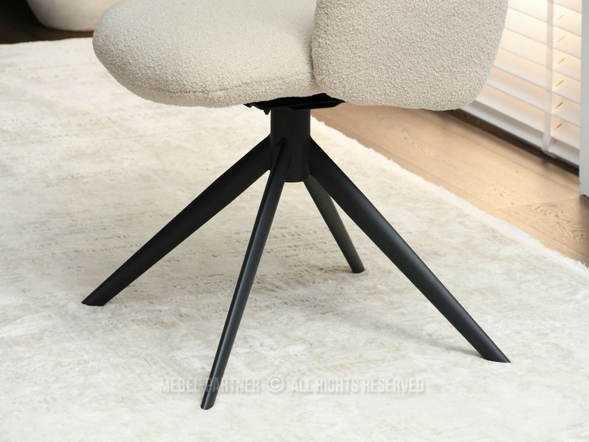 Židle Meda (béžová + černá)