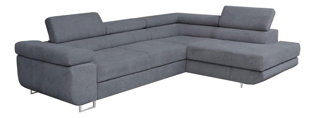 Rohová sedačka Moshe (tmavě šedá) (P)