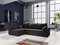 Rohová sedací souprava Paragon L (tmavě šedá) (L)
