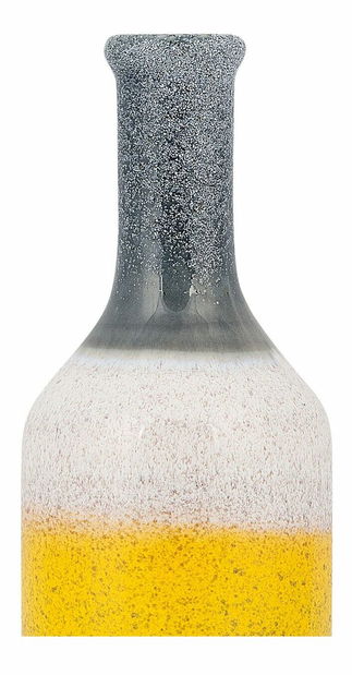 Váza LAURITA 36 cm (sklolaminát) (žlutá)