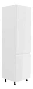 Potravinová kuchyňská skříňka D60R Aurellia (bílá + lesk bílý) (P)