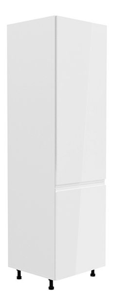 Potravinová kuchyňská skříňka D60R Aurellia (bílá + lesk bílý) (P)