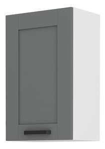 Horní kuchyňská skříňka Lucid 45 G 72 1F (dustgrey + bílá)