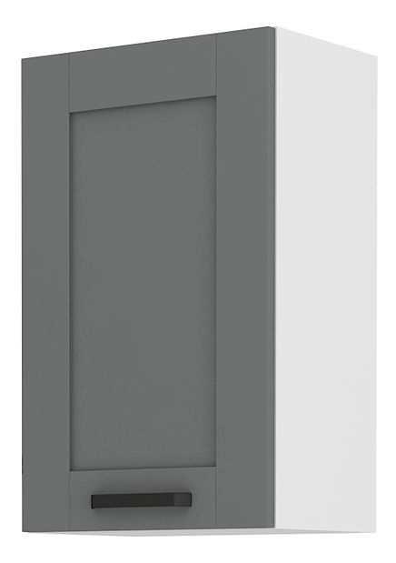 Horní kuchyňská skříňka Lucid 45 G 72 1F (dustgrey + bílá)
