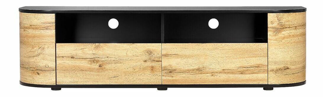 TV stolek/skříňka Jerza (světlé dřevo)