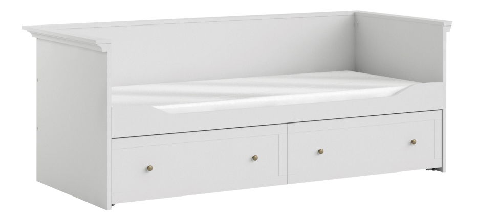 Postel s přistýlkou 160 cm Phung (šedá)