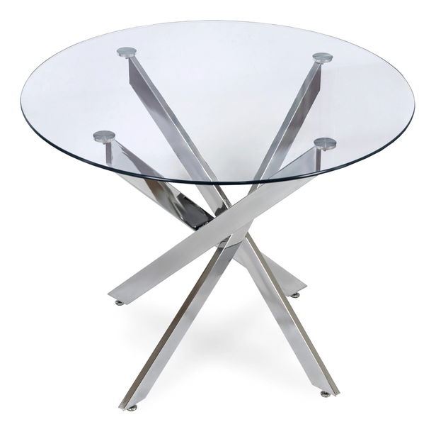 Jídelní stůl Supremas 2 (chromová) (pro 4 osoby)