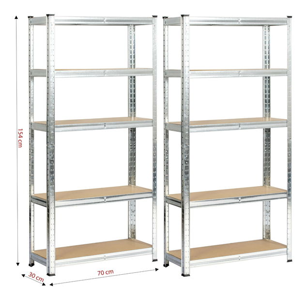 Regál Sustituido (stříbrná)