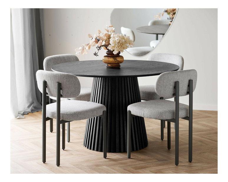 Jídelní židle Riselia (světle šedá)