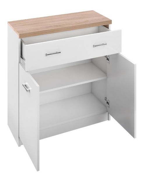 Komoda Tianna 2d1s (bílá)
