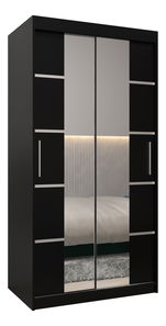 Šatní skříň 120 cm Verika 4 120 (černá)