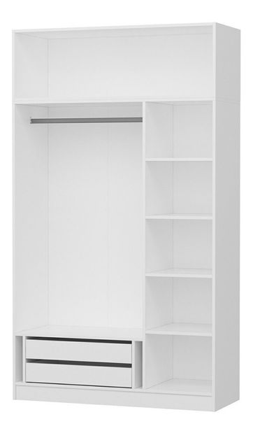 Šatní skříň Kalia 235 (bílá)