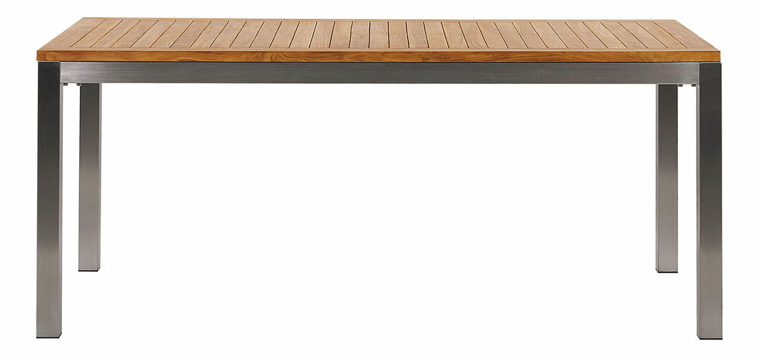 Zahradní jídelní souprava GROSSO (teak) (hnědá) (pro 6 osob)