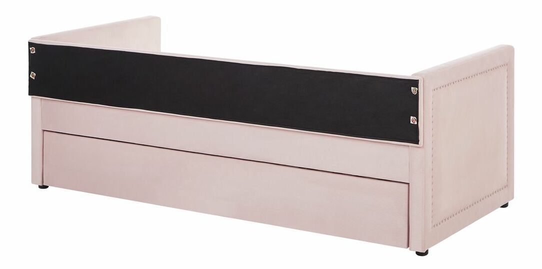 Jednolůžková postel 200 x 90 cm Mimza (lososová)