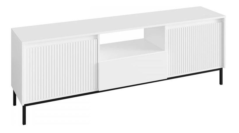 TV skříňka Somkera 2K1SZ (bílá + černá)