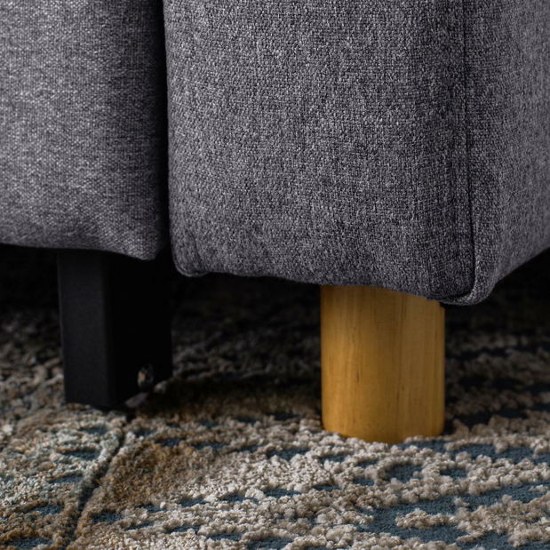 Rozkládací křeslo Suspendida (šedá)