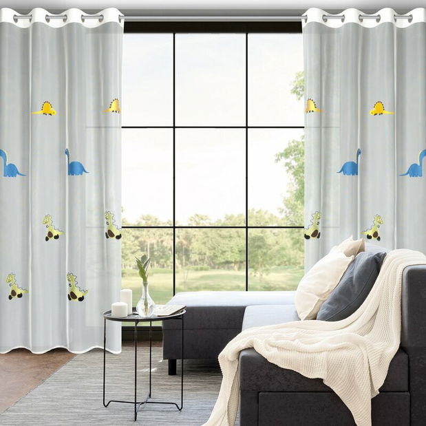 Záclona 140x250 cm Dinos (bílá)