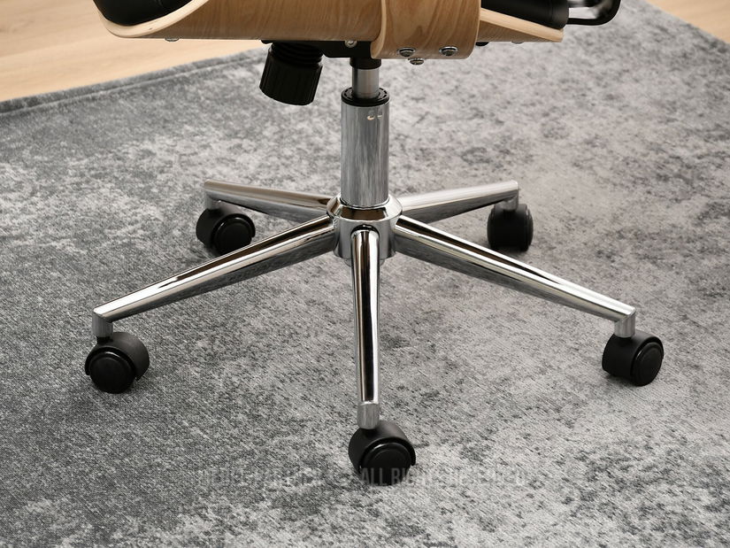 Křeslo Raynold (dub černý + chromová)