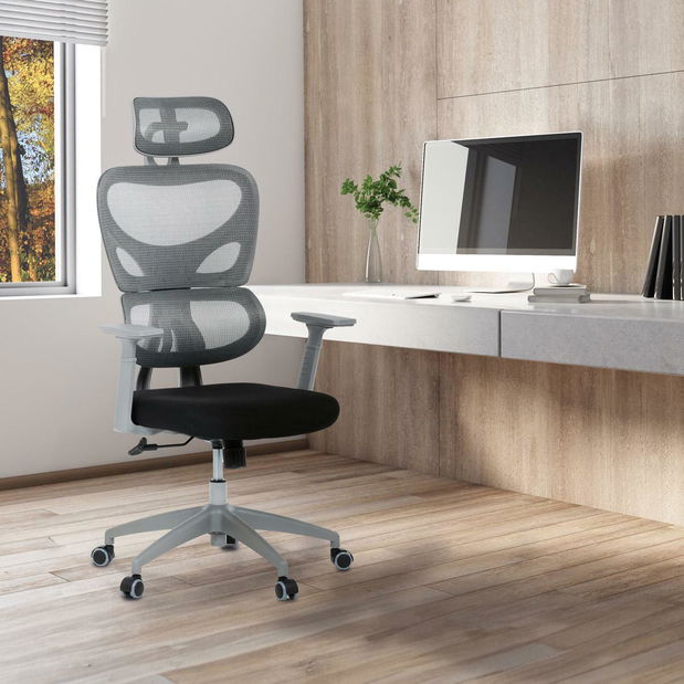 Kancelářské křeslo Kuito (šedá)