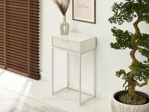 Konzolový stolek Noventa S (krémová)