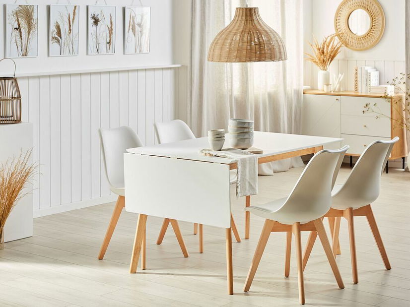 Jídelní stůl Masimo (pro 4 až 6 osob) (bílá)