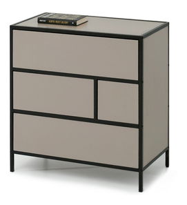 Komoda Soren Kom (béžová + černá)