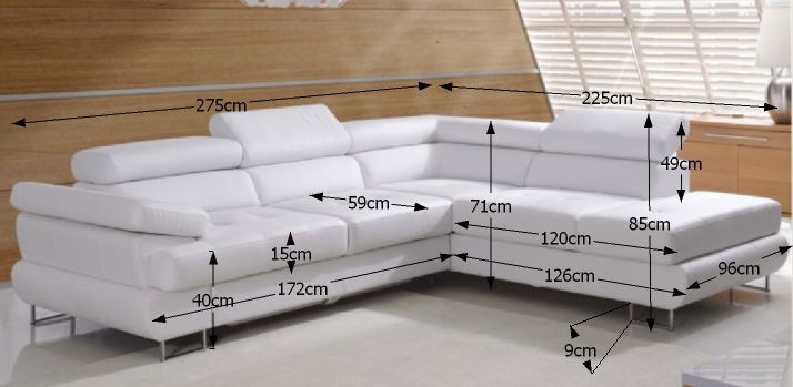 Rohová sedací souprava Buton P 2-OTM bílá (P)