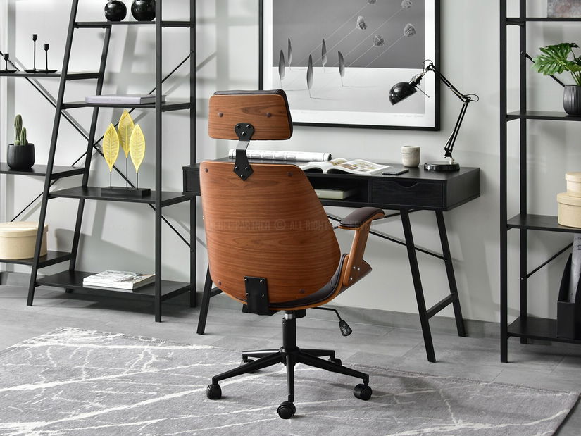 Křeslo Franc (ořech + černá)