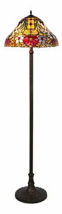 Stojanová lampa Mirella 8088 (bronzová + vícebarevné)