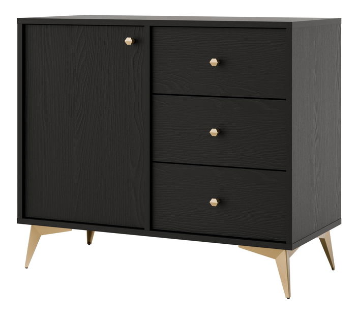 Komoda Tokyna 814 (černá)