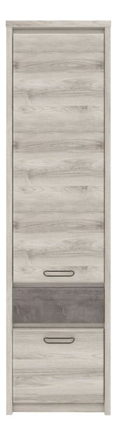 Policová skříň Japon (kaštan nairobi + onyx)